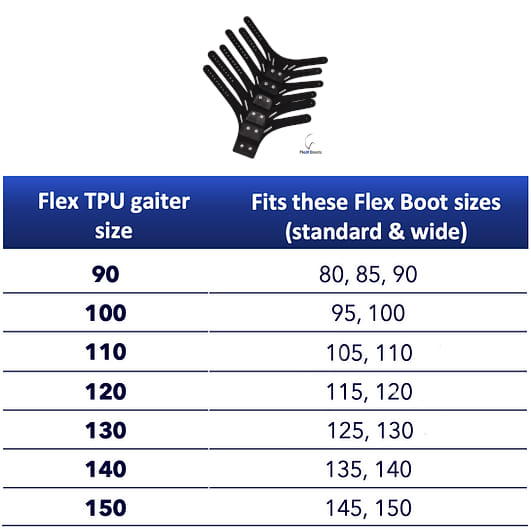 FLEX-TPU-Gaiter_size chart_2023